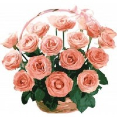 Blooms of Joy - 18 Stems Basket